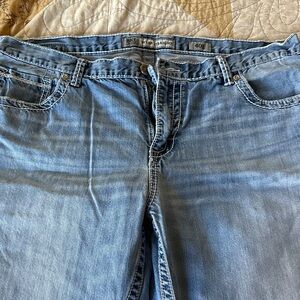 BKE Light Blue Straight Jeans